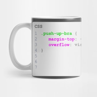 CSS Push Up Bra Mug